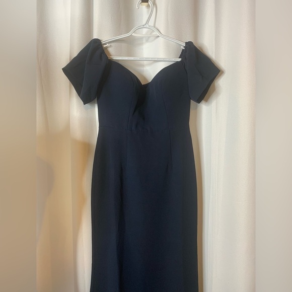 Dark Blue Gown By Malina - Picture 7 of 13